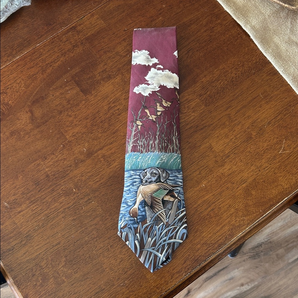 Field And Stream Black Lab Duck tie